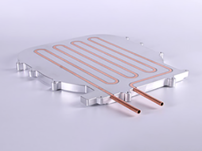 光纤盘泵源水冷板